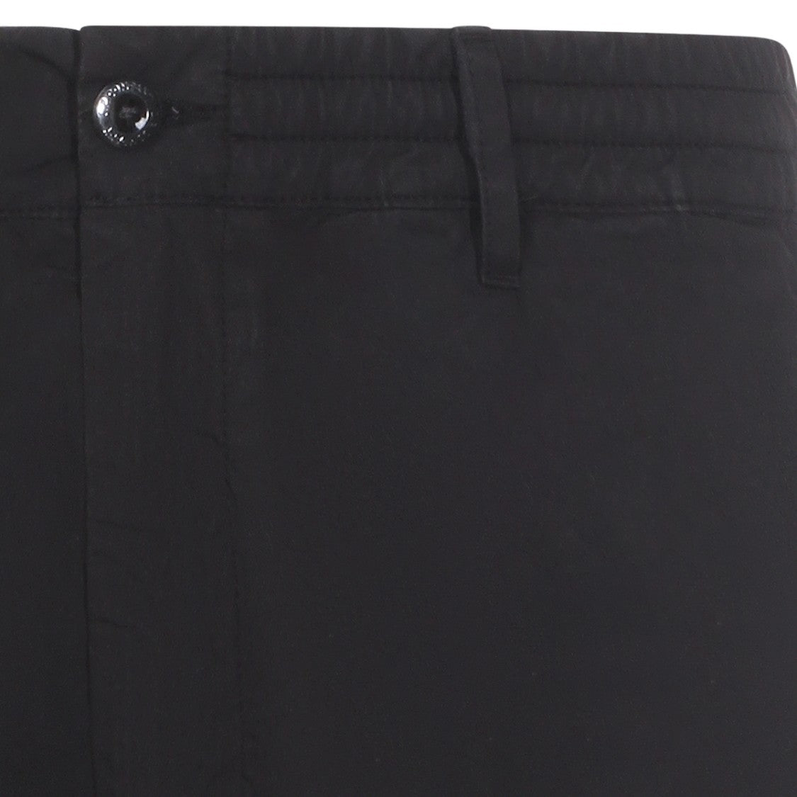 C.P. Company Structured Black Shorts With Cargo Pocket