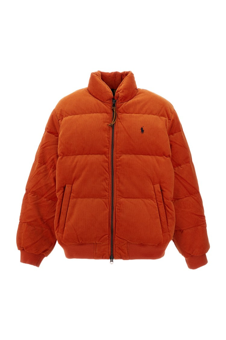 Polo Ralph Lauren Orange Wyoming Corduroy Down Jacket