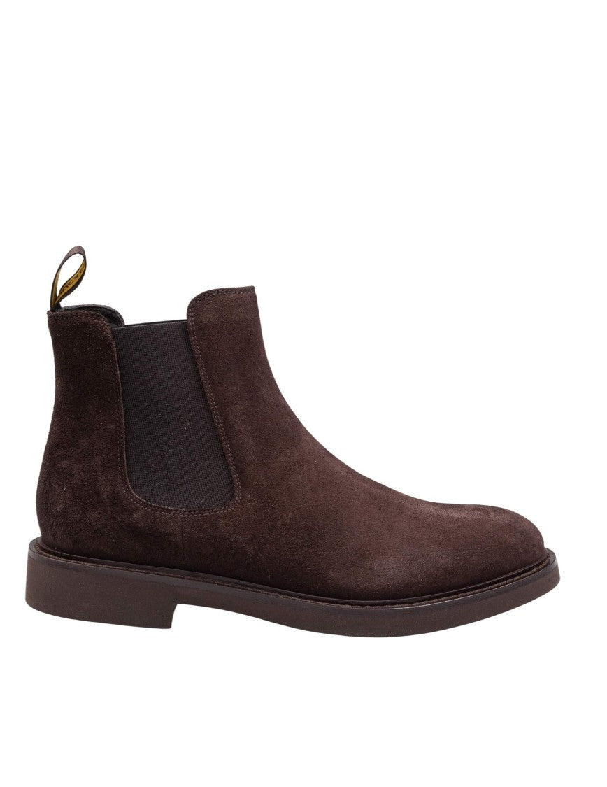 Doucal's Mink Suede Beatles Ankle Boot