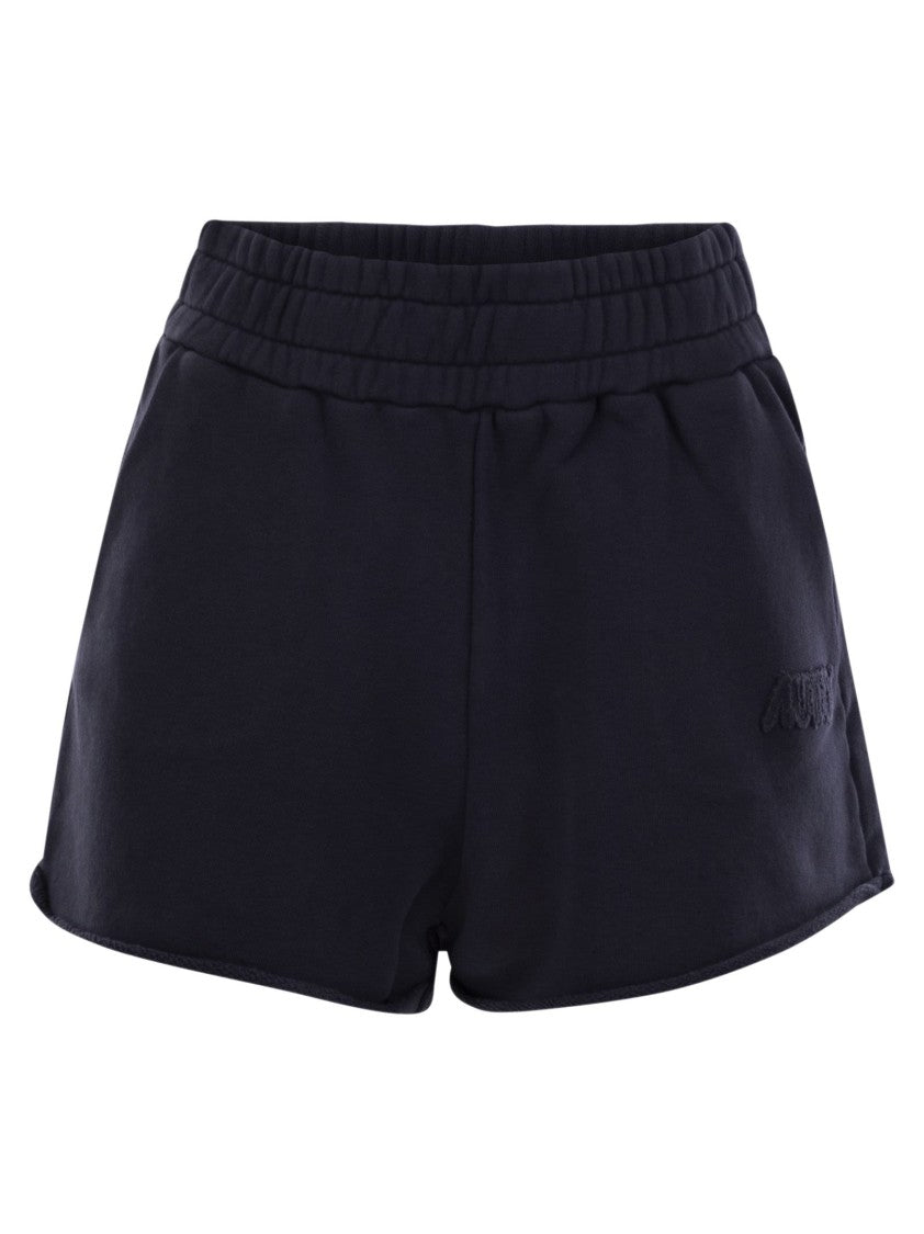 Autry Short Trousers In Compact Cotton Jersey