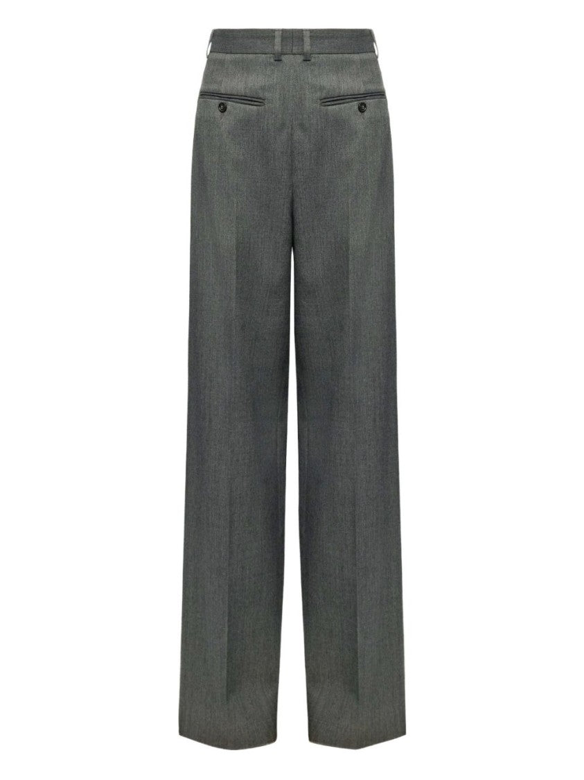 Mm6 By Maison Margiela Wide-Leg Trousers With High Waist