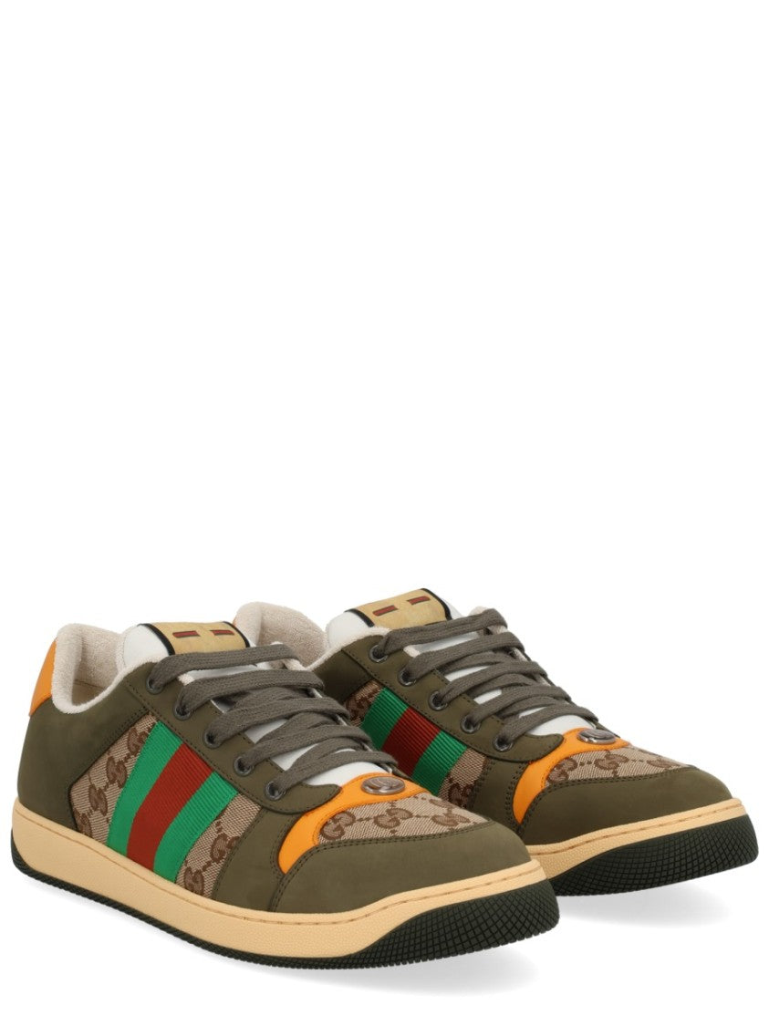 Gucci Screener Gg Monogram Low-Top Sneakers