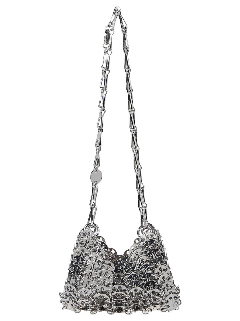 Rabanne 1969 Nano Brass Shoulder Bag