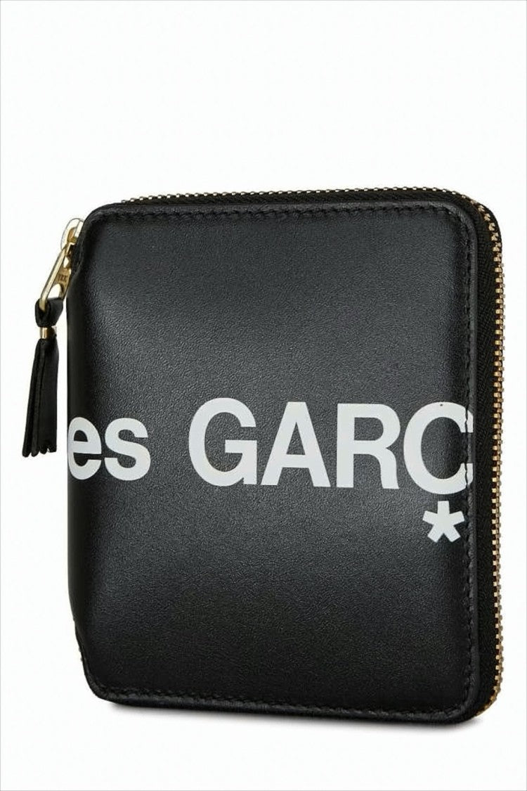 Comme Des Garçons Compact Black Cowhide Leather Wallet