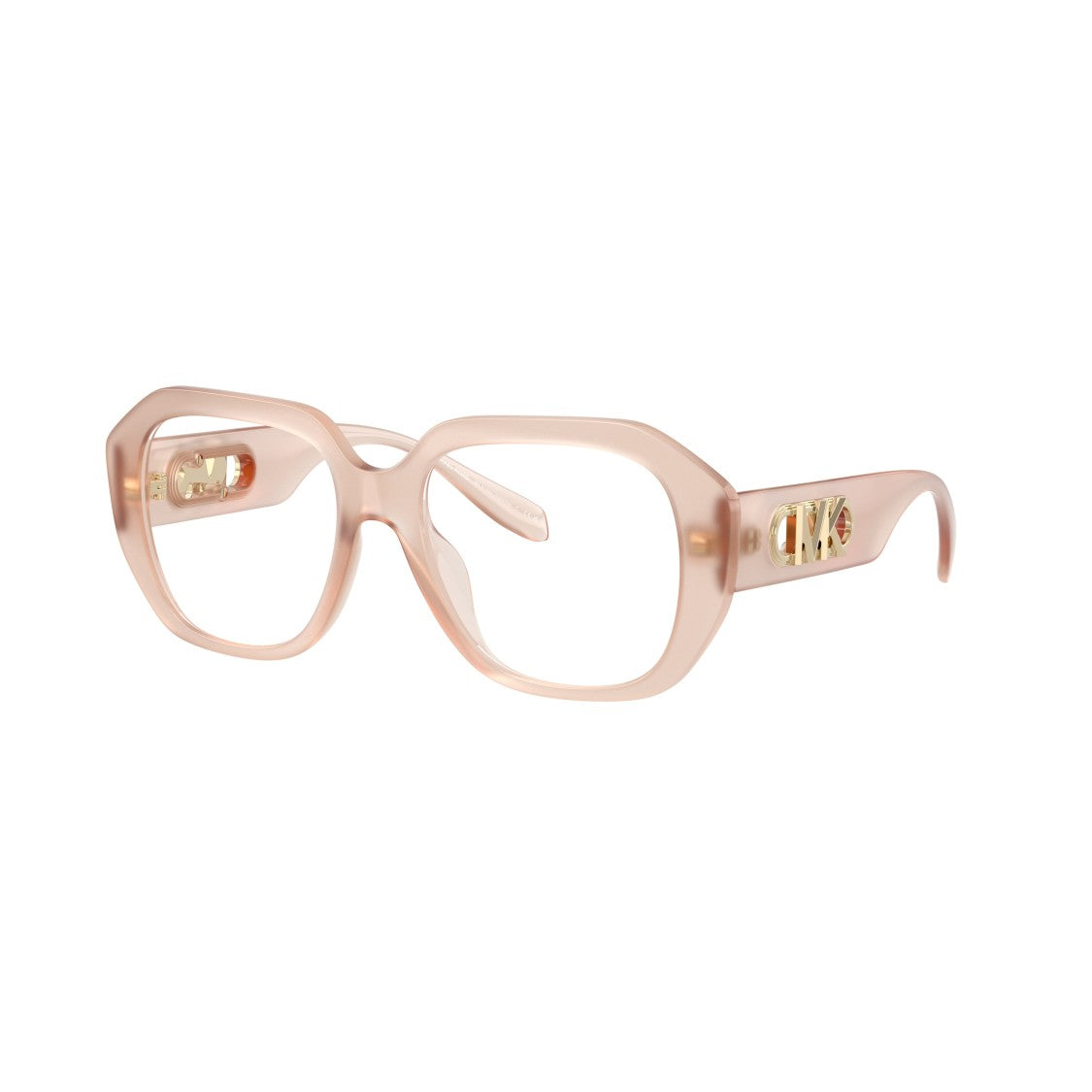 Michael Kors 0Mk4148u Oversized Square Frames With Translucent Blush Finish