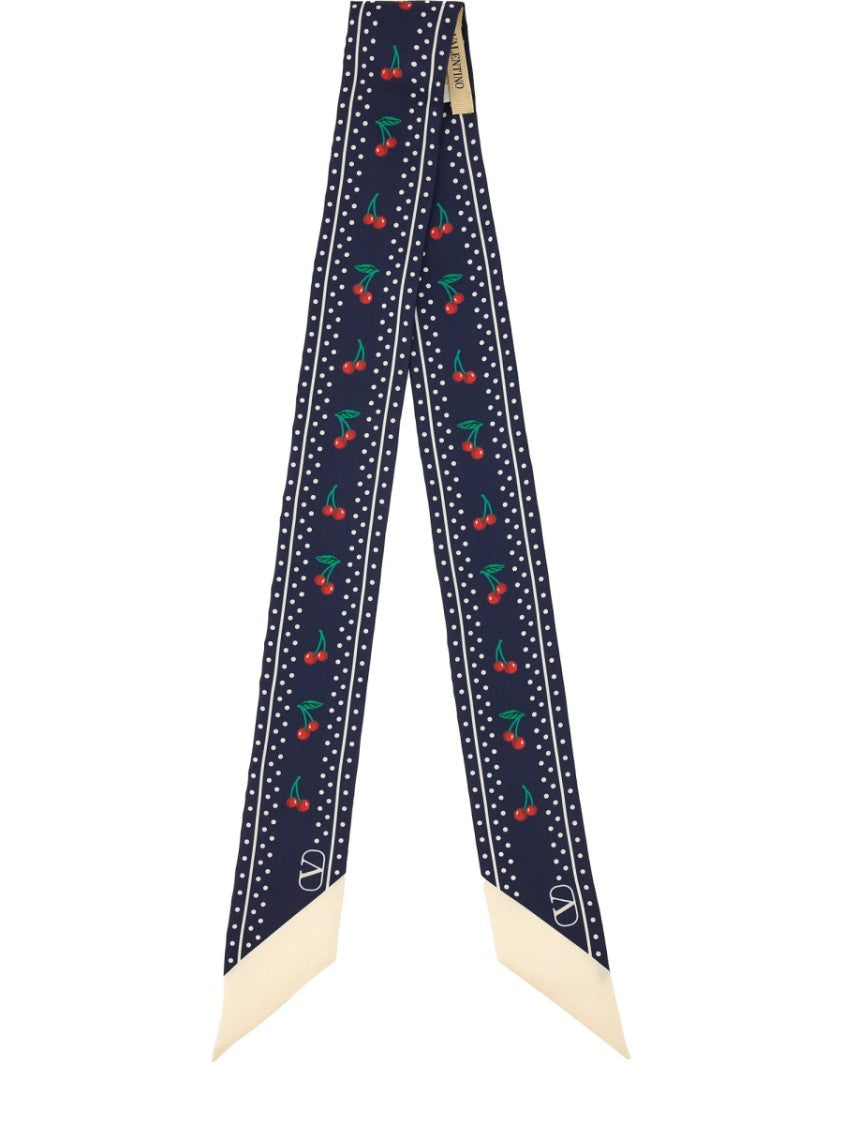 Valentino Garavani Bandeaux "Cherryfic" Scarf