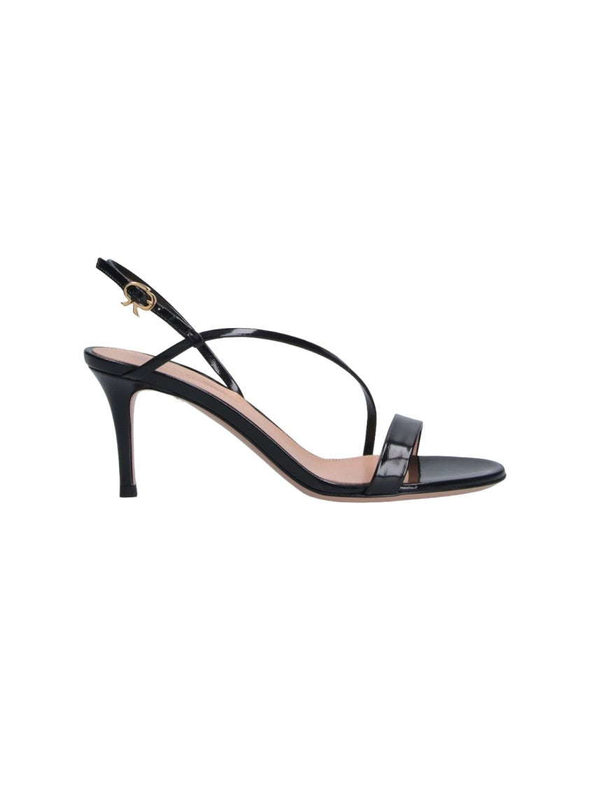 Gianvito Rossi "Manhattan 70" Sandals – Black