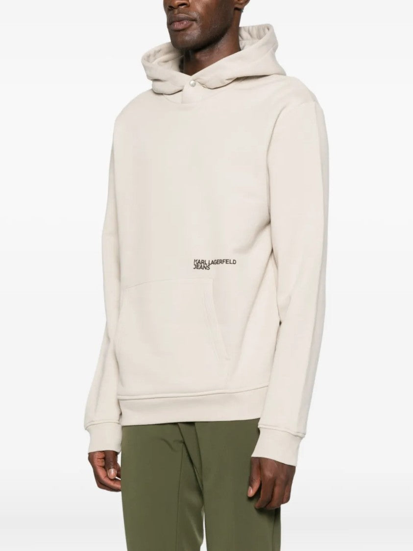 Karl Lagerfeld Crew Neck Subtle Branding Sweatshirt