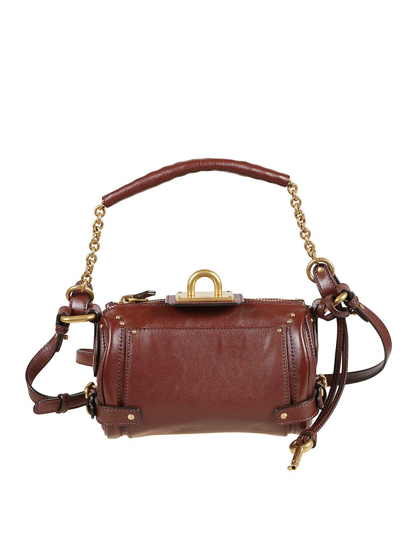 Chloé Grained Buffalo Leather Paddington Chain Bag