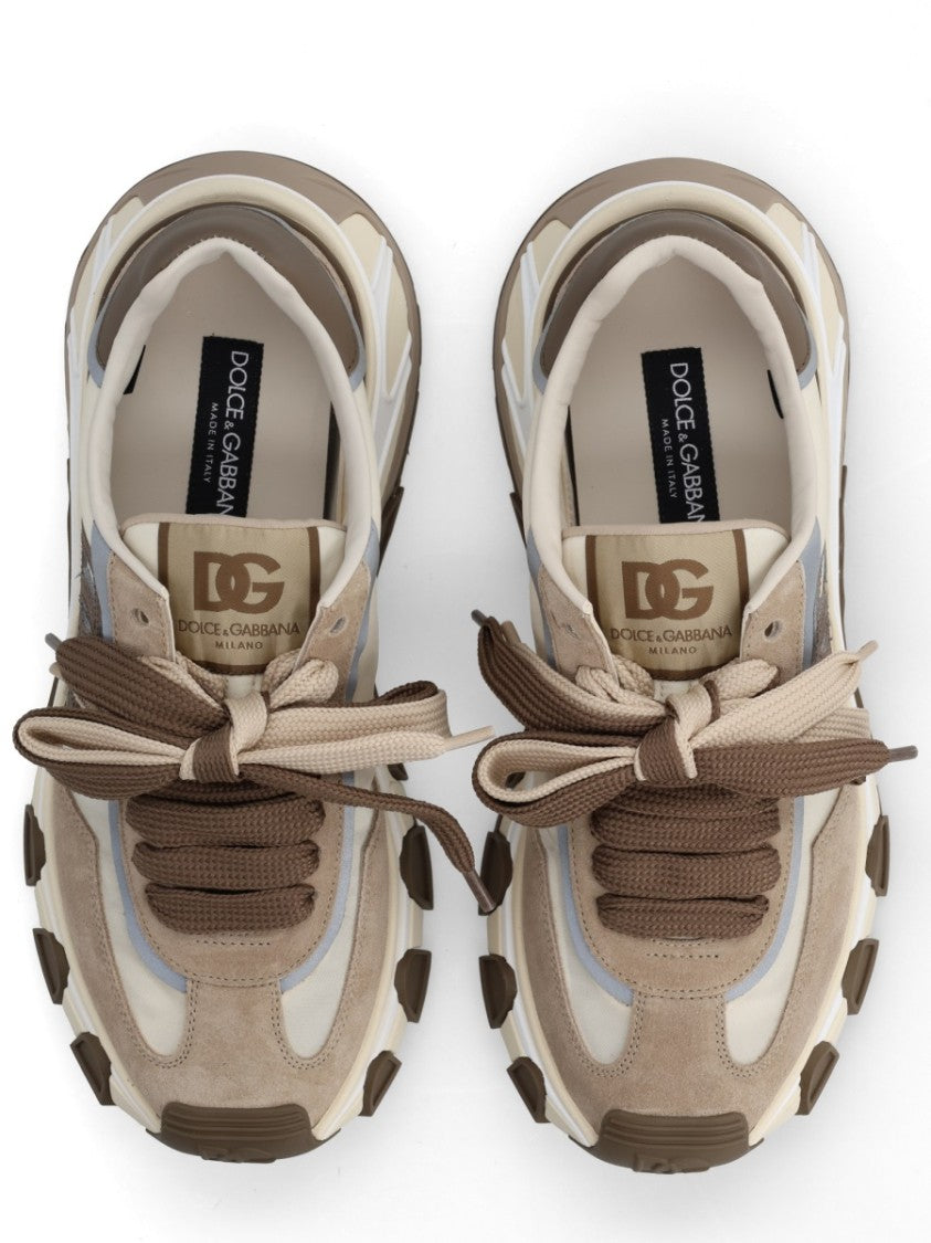 Dolce & Gabbana Chocolate Brown Dg Country Road Chunky Sneakers