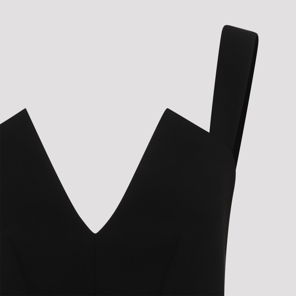 Givenchy Mini Dress With Structured V-Neck And Statement Straps