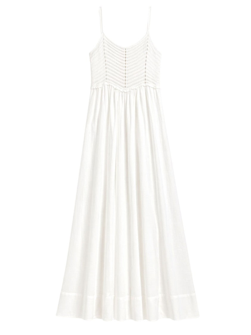 Jucca Crochet Bodice Maxi Dress