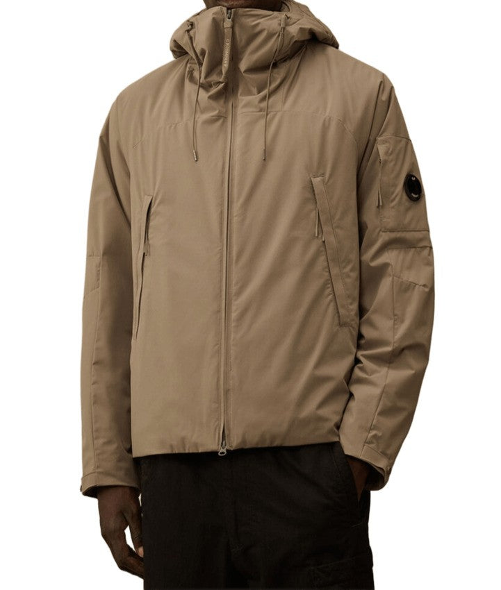 C.P. Company Padded Hooded Jacket With Zip Closure