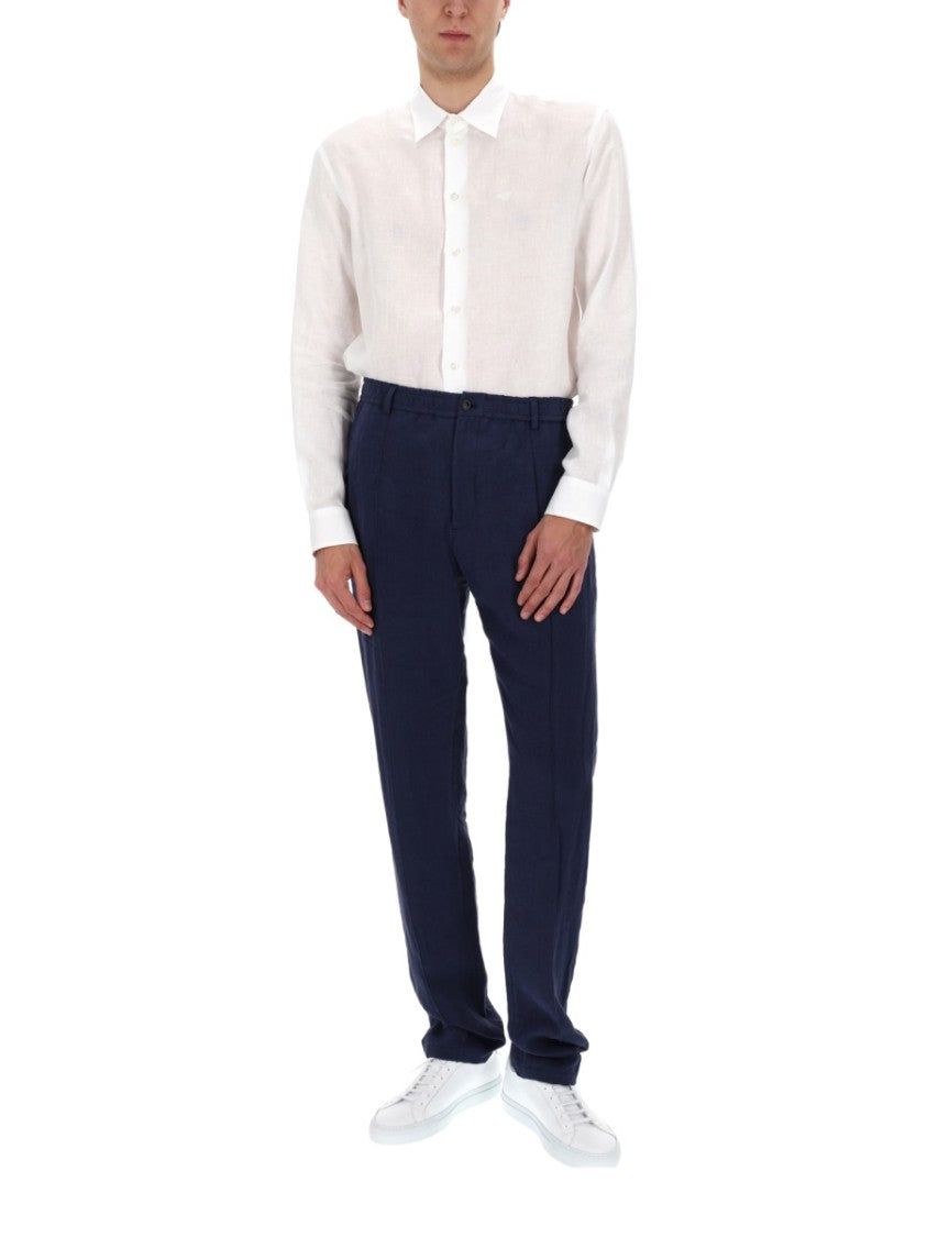 Emporio Armani Pointed Collar Left Chest Shirt