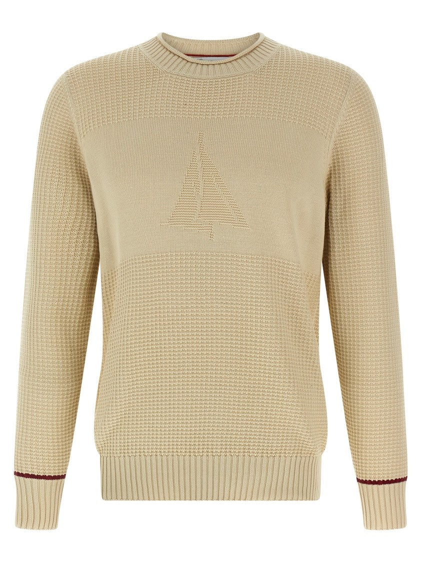 Brunello Cucinelli Waffle Stitch Cotton Sweater