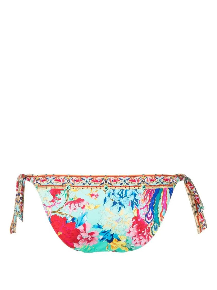 Camilla Floral-Print Bikini Bottoms