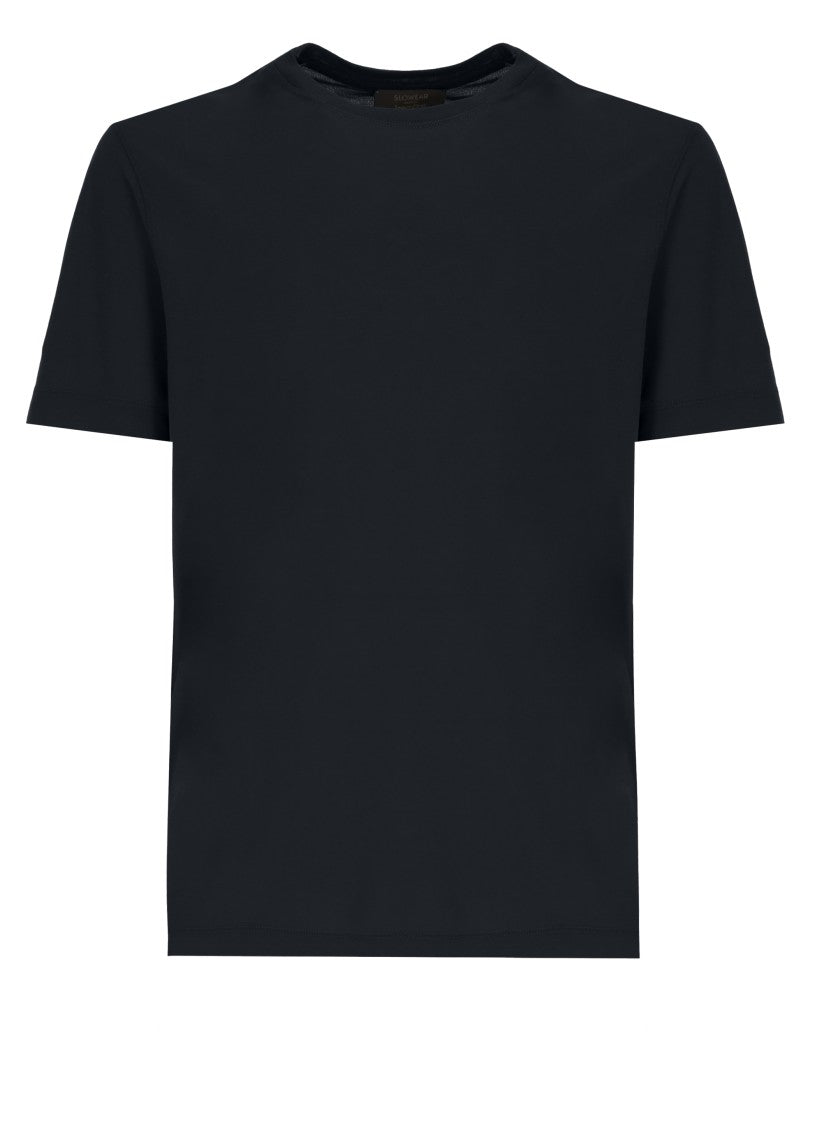 Zanone Cotton Crewneck T-Shirt