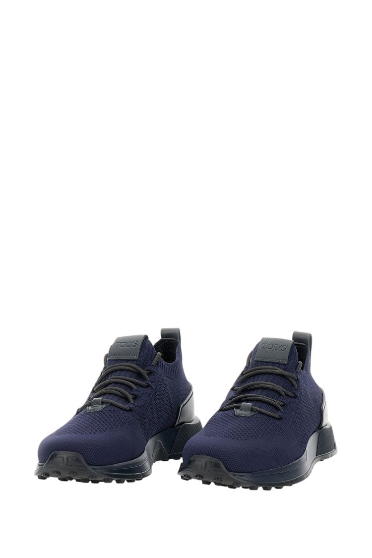 Tod's Mid-Volume Sneakers With Technical Fabric And Chunky Sole