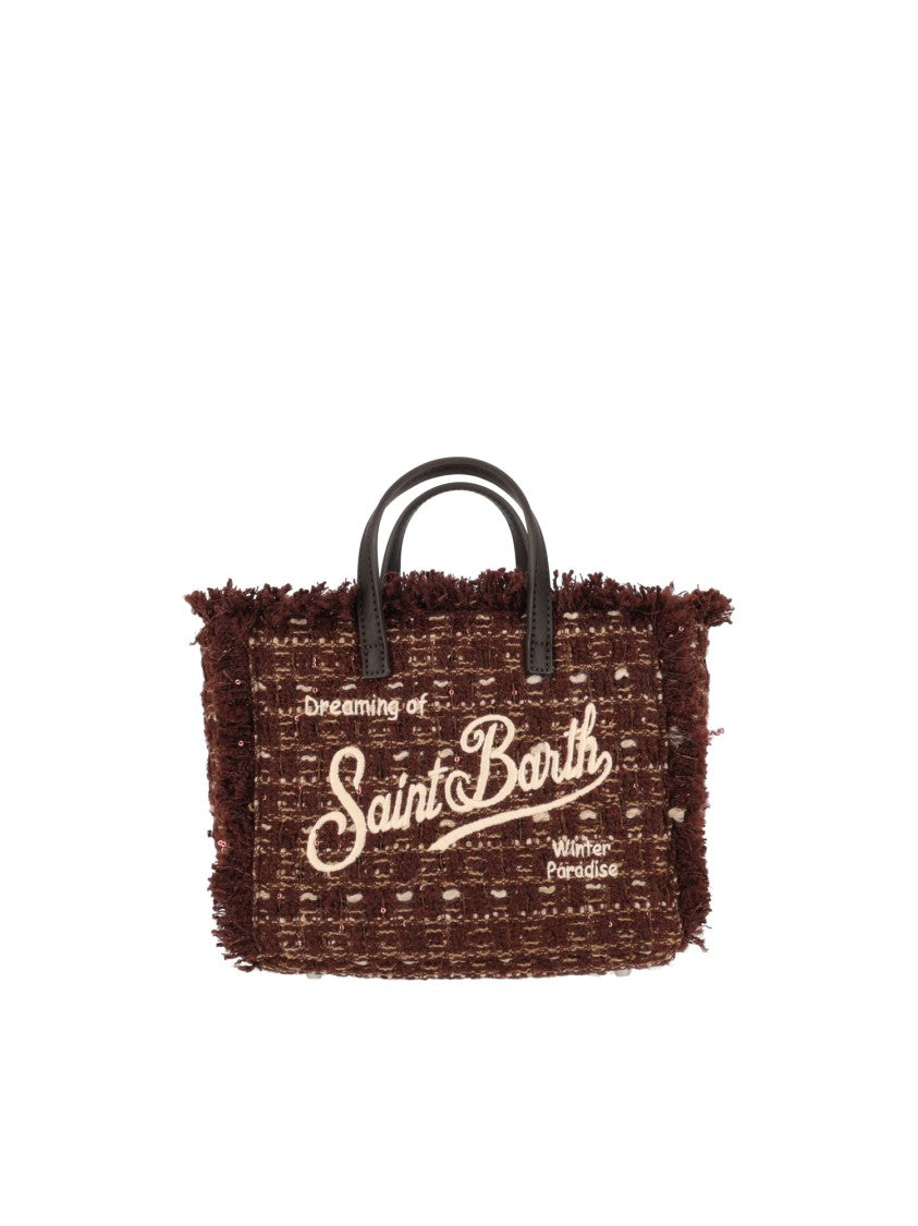 Mc2 Saint Barth Vanity Mini Tweed N-1811 Small Tweed Mini Bag