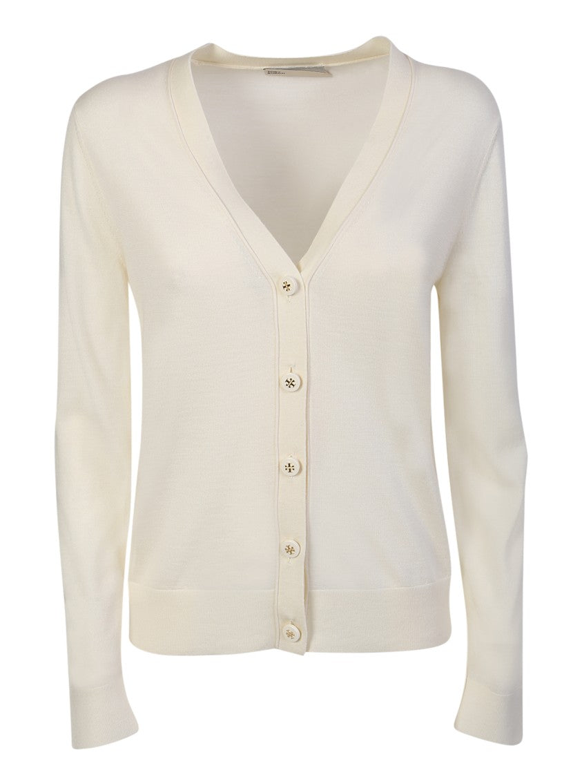 Tory Burch Ivory Simone Cardigan