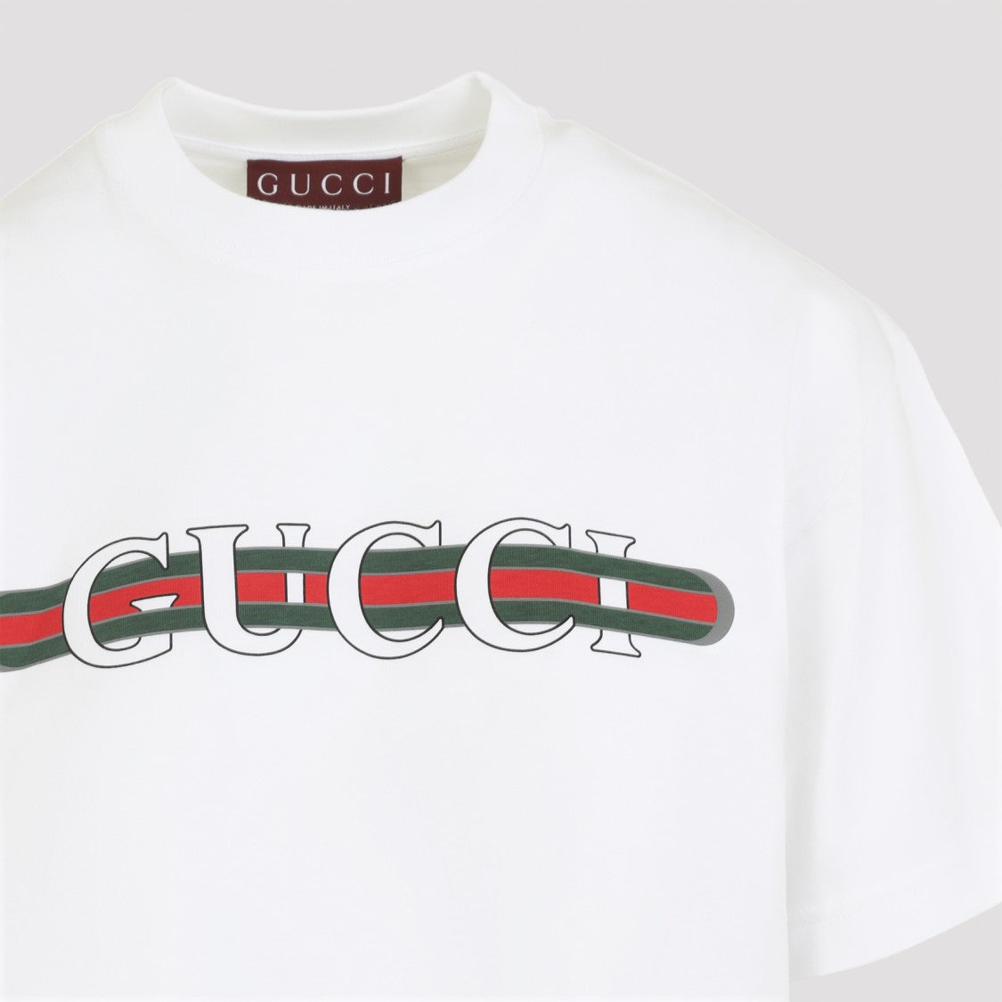 Gucci Ancora G Loved White Cotton T-Shirt