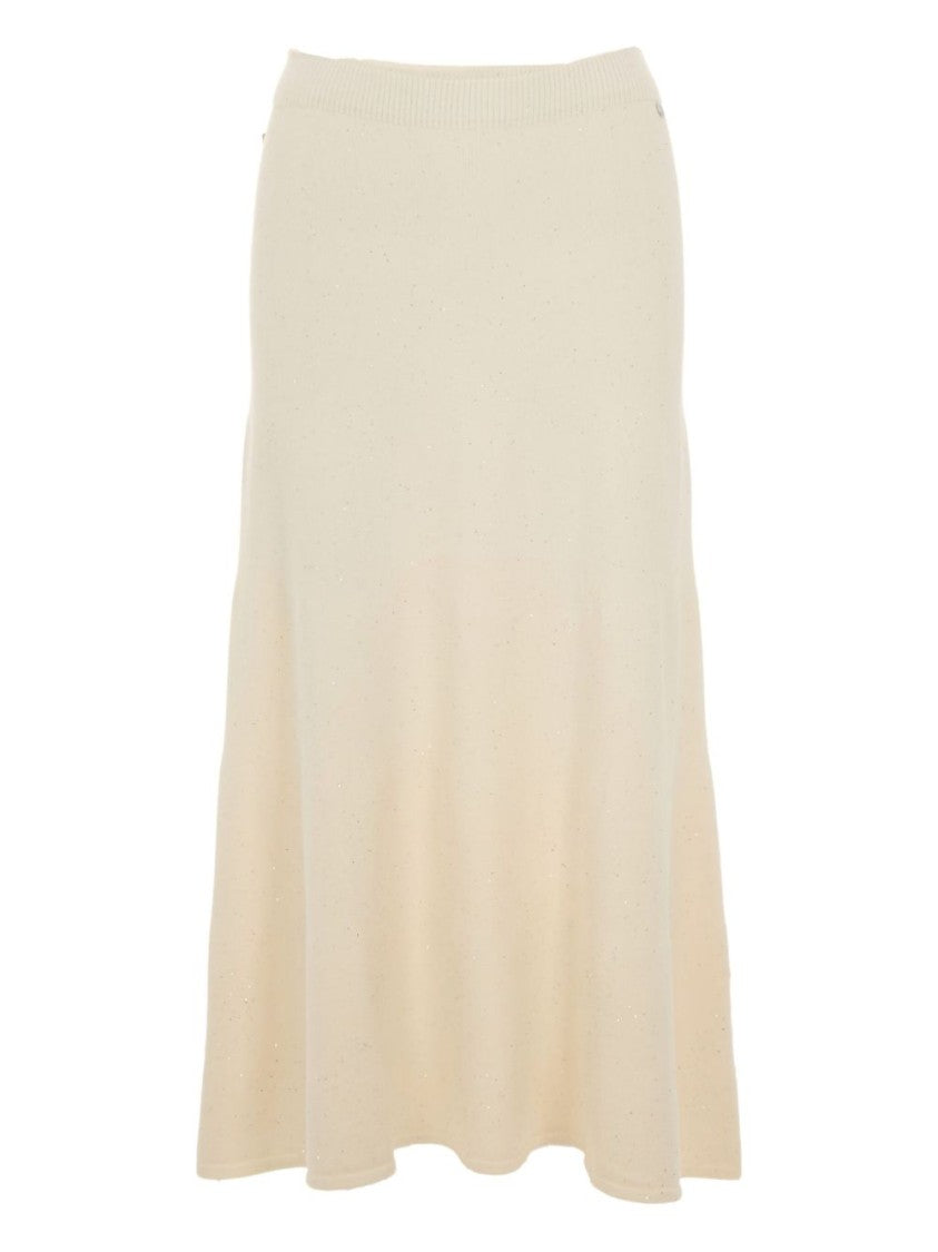 Liu Jo Soft Midi Skirt With Flared Hem