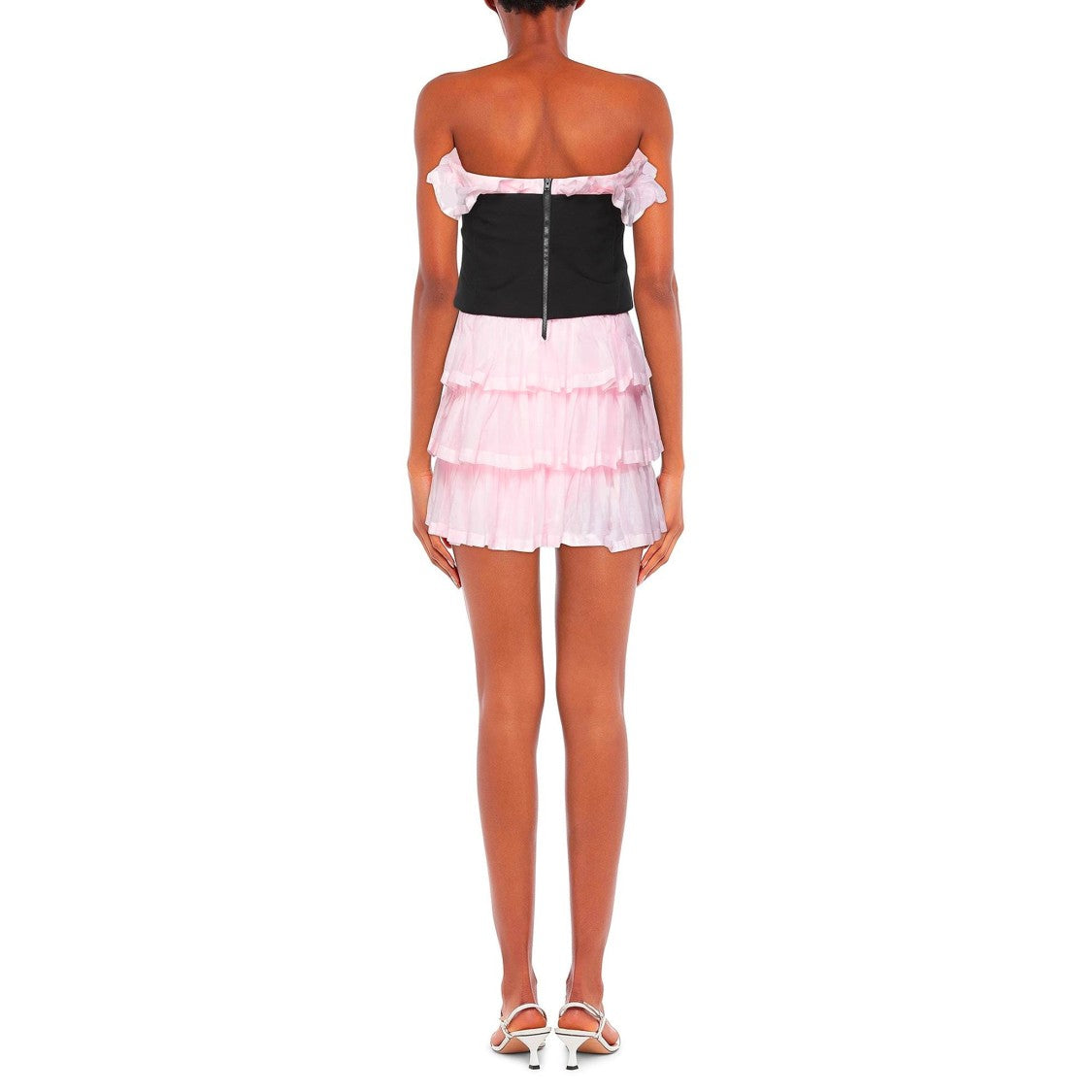 Philosophy Di Lorenzo Serafini Strapless Tiered Mini Dress