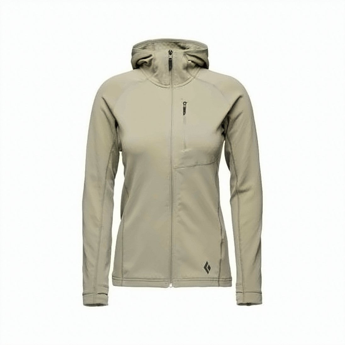 Black Diamond Fitted Jacket With Hood