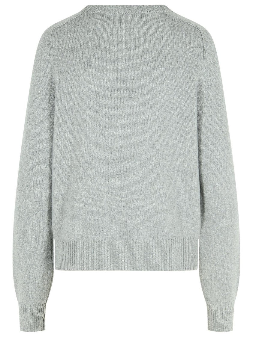 Khaite 'Nera' Grey Cashmere Sweater