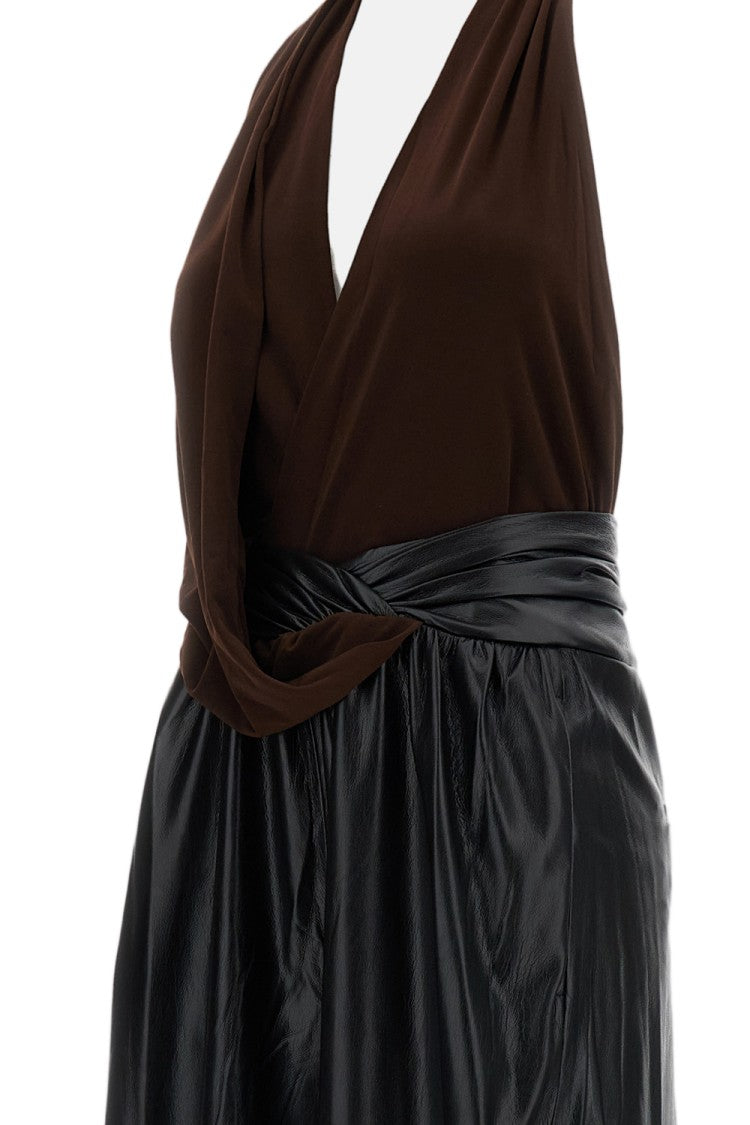 The Andamane Atral Draped Jersey Jumpsuit