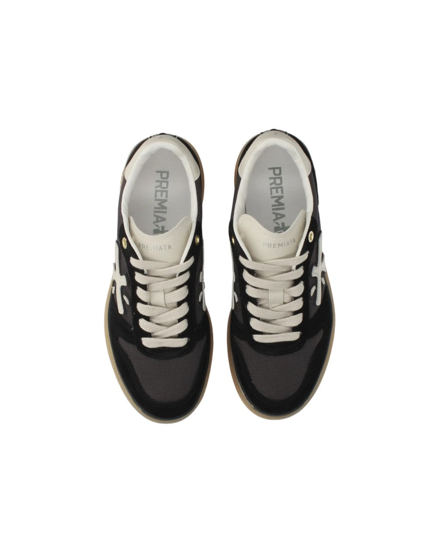 Premiata Double-Layer Platform Midsole Sneakers