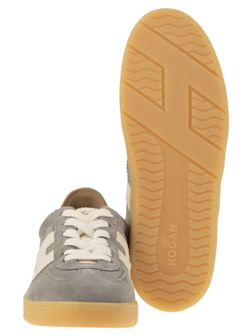Hogan Suede Cool Sneakers With Nappa Leather Accents