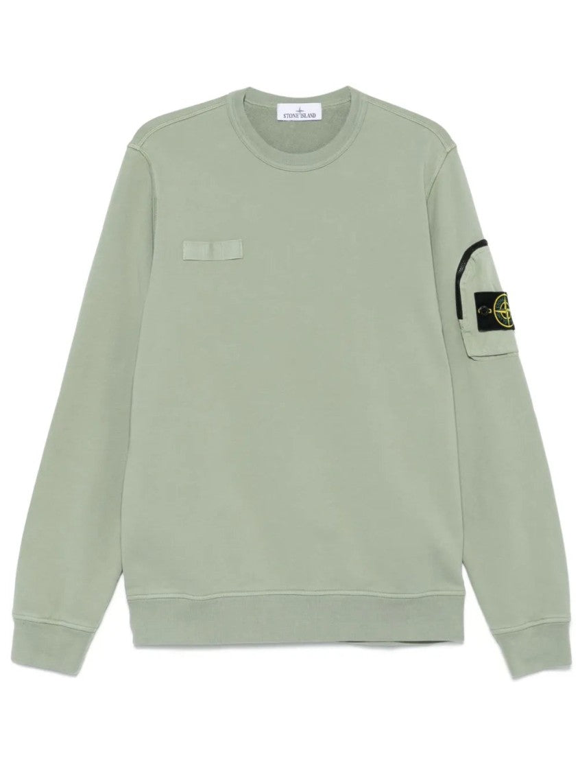 Stone Island Detachable-Badge Sweatshirt