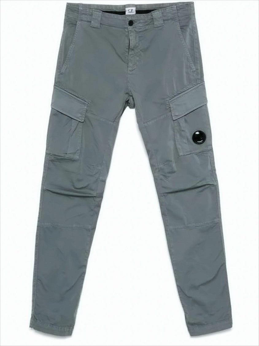 C.P. Company Straight-Fit Cargo Pants With Unique Logo Detail