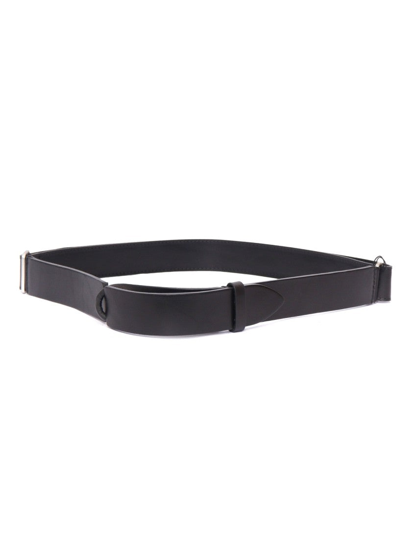Claudio Orciani Brown Calf Leather Belt With Polished Finish