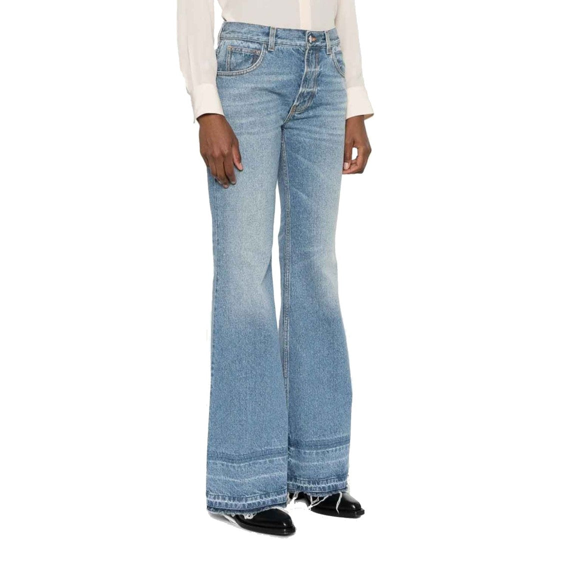 Chloé High-Waisted Bootcut Jeans