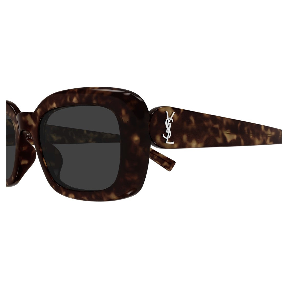 Saint Laurent Sl M130 Tortoiseshell Rectangular Sunglasses