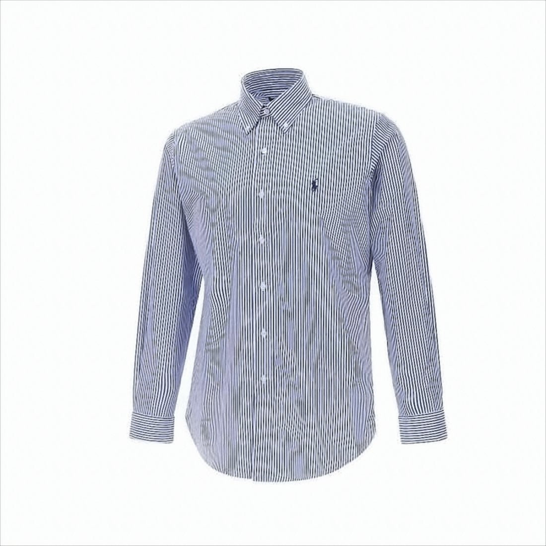 Polo Ralph Lauren Tailored Long-Sleeve Button-Down Shirt With Vertical Stripes