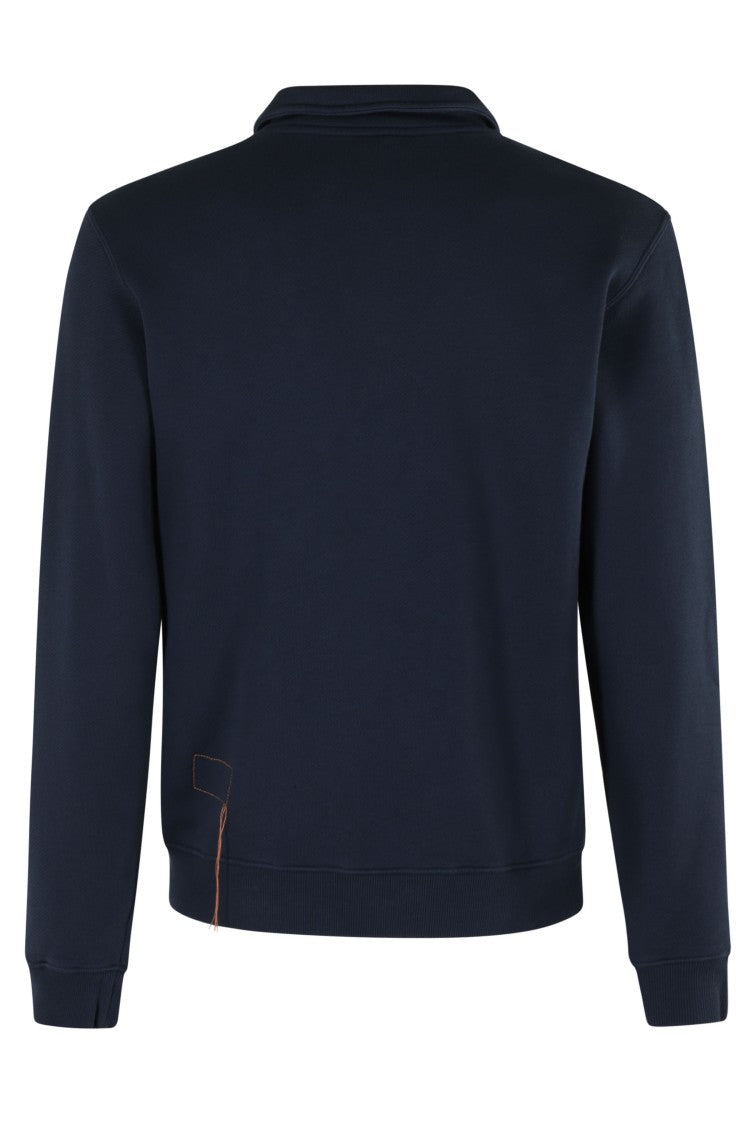 Fortela Woven Zip-Up Sweatshirt