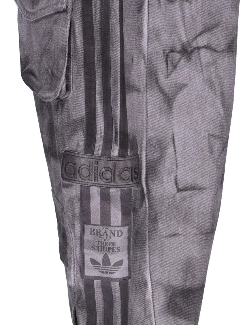 Adidas Originals Premium Xxl Cargo Pants In Grey Cotton