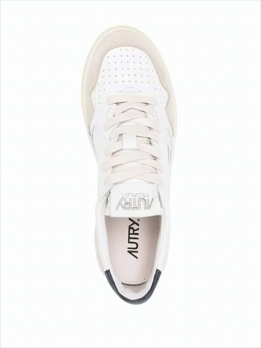 Autry Low-Top Sneakers With Leather And Suede Panels