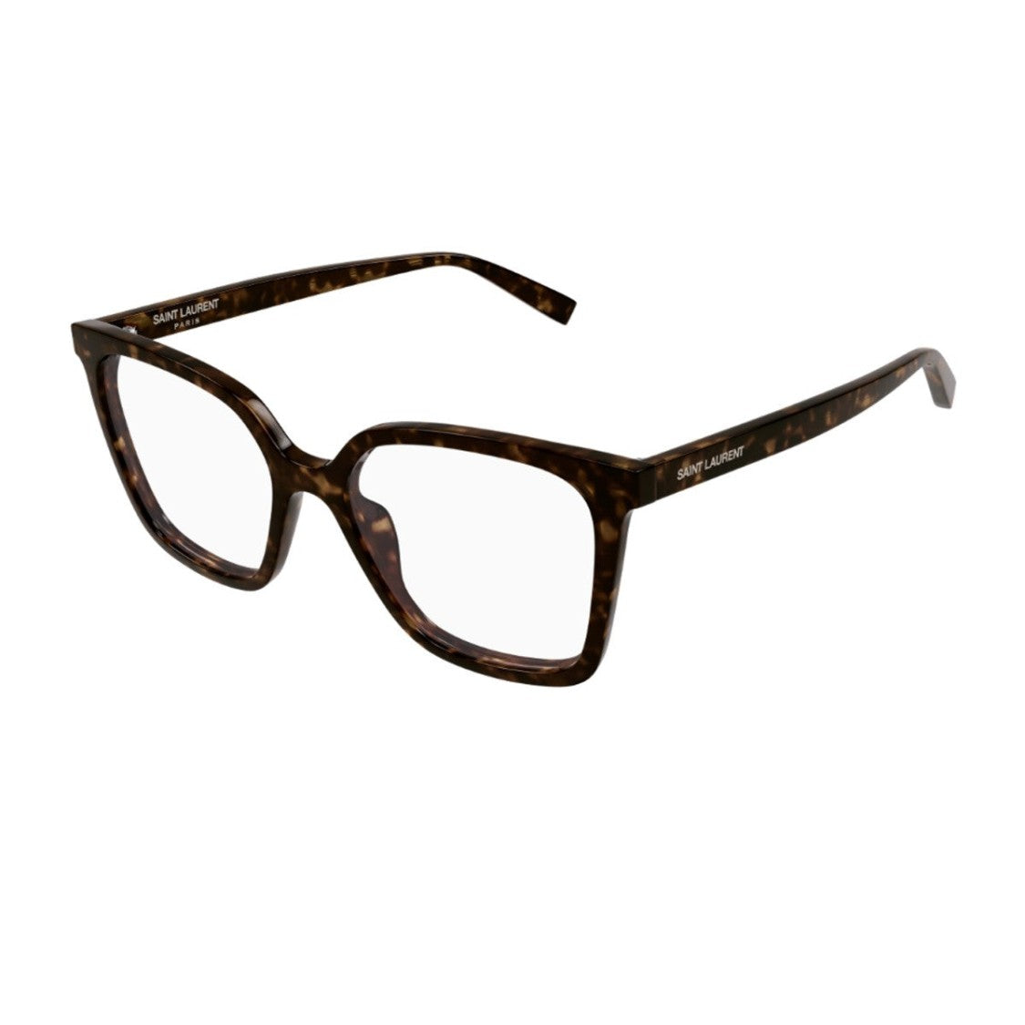 Saint Laurent Havana Sl 910 Acetate Oversized Soft Square Sunglasses