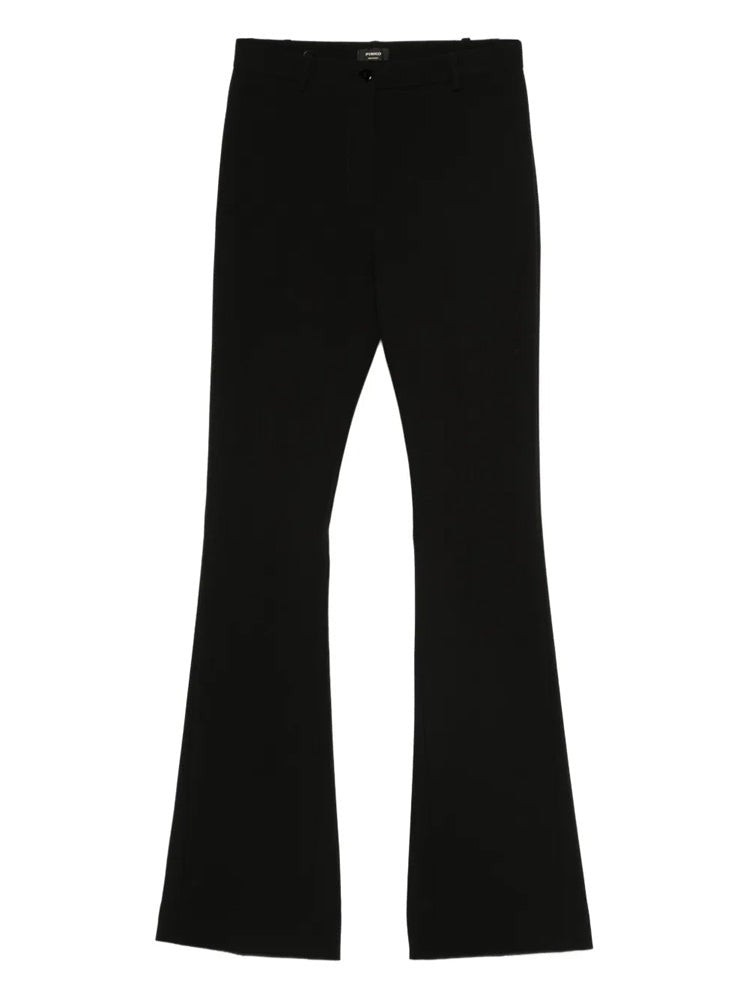 Pinko Long Slim-Fit Trousers With Minimalist Silhouette