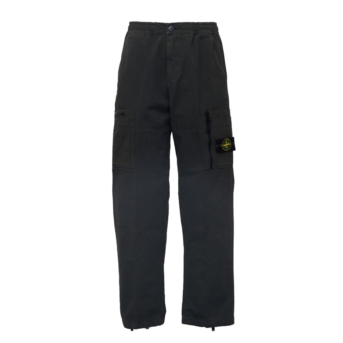 Stone Island Loose-Fit Cargo Pants With Multiple Pockets And Adjustable Cuffs