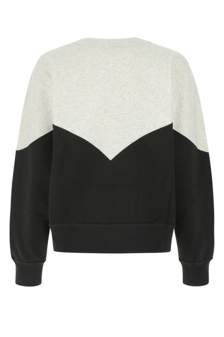 Isabel Marant Étoile Two-Tone Cotton Blend Houston Sweatshirt