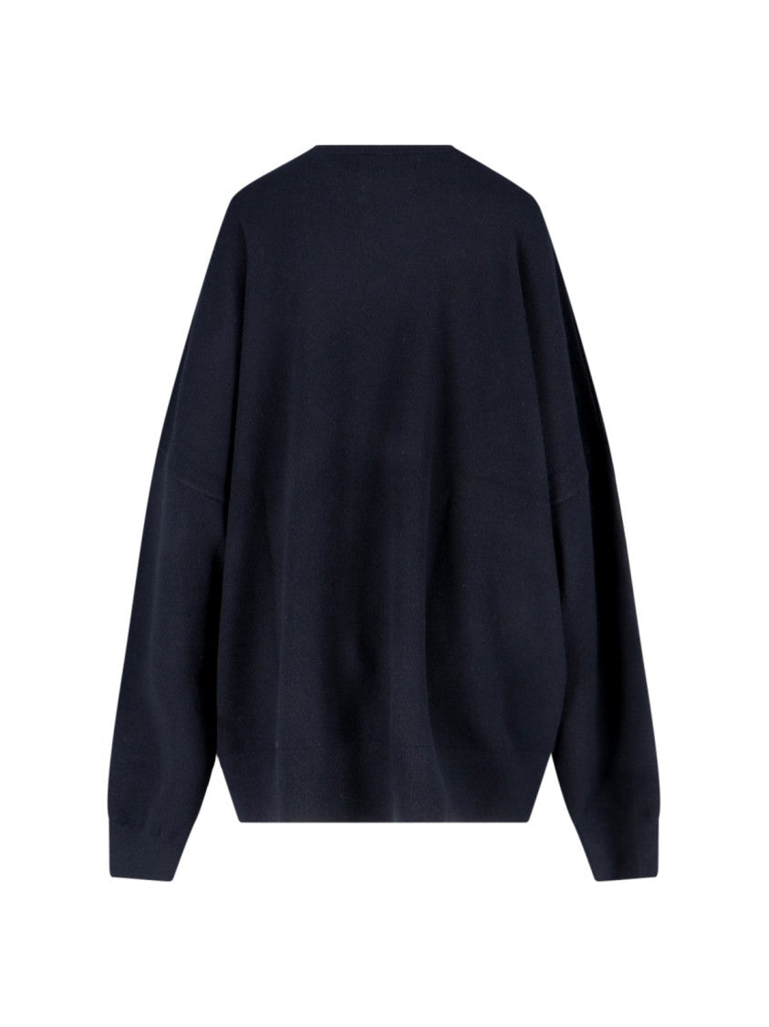 Extreme Cashmere Oversize Sweater – Black