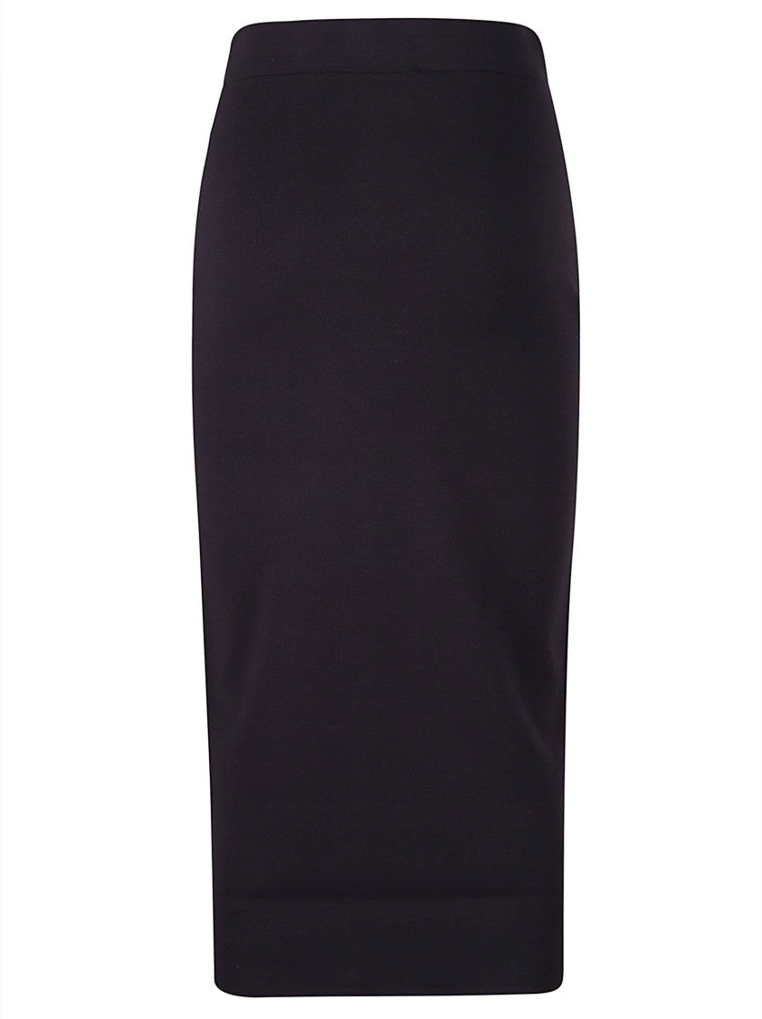 Max Mara Knee-Length Pencil Skirt With Fitted Silhouette And Minimalist Design