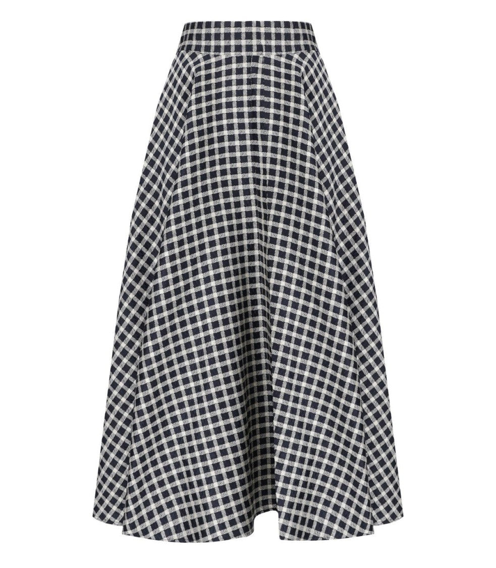 Essentiel Antwerp Hat Dark Blue Midi Skirt