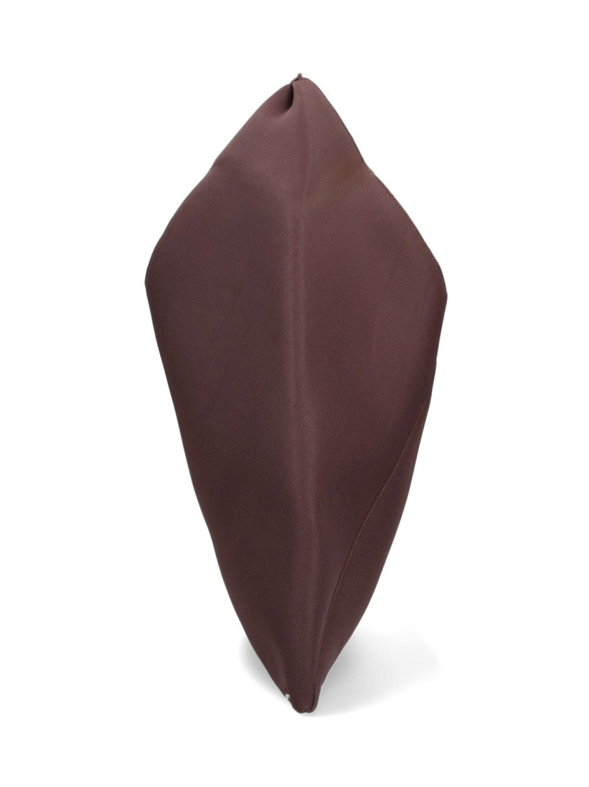 Mm6 By Maison Margiela Medium Tote Bag In Dark Brown Eco-Leather