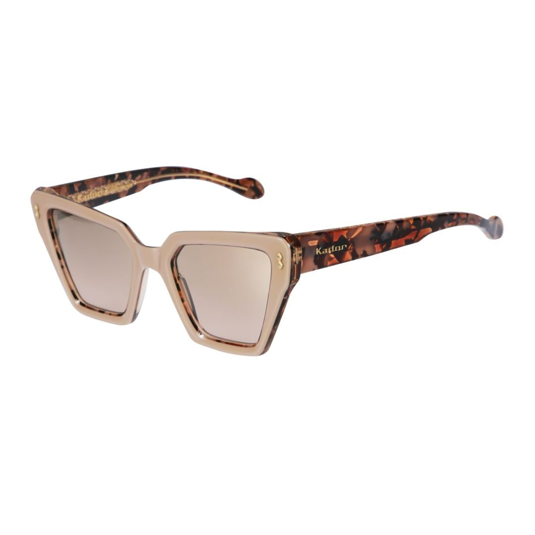 Kador Vanessa Glamour Gradient Angular Cat-Eye Sunglasses
